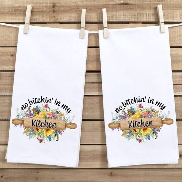 Mother's Day Kitchen Towels, Set of 2, Brand New, Maade to order - Picture 1 of 2
